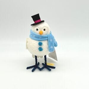 Target Featherly Friends Snowman Bird POWDER Winter Christmas 2024 NEW